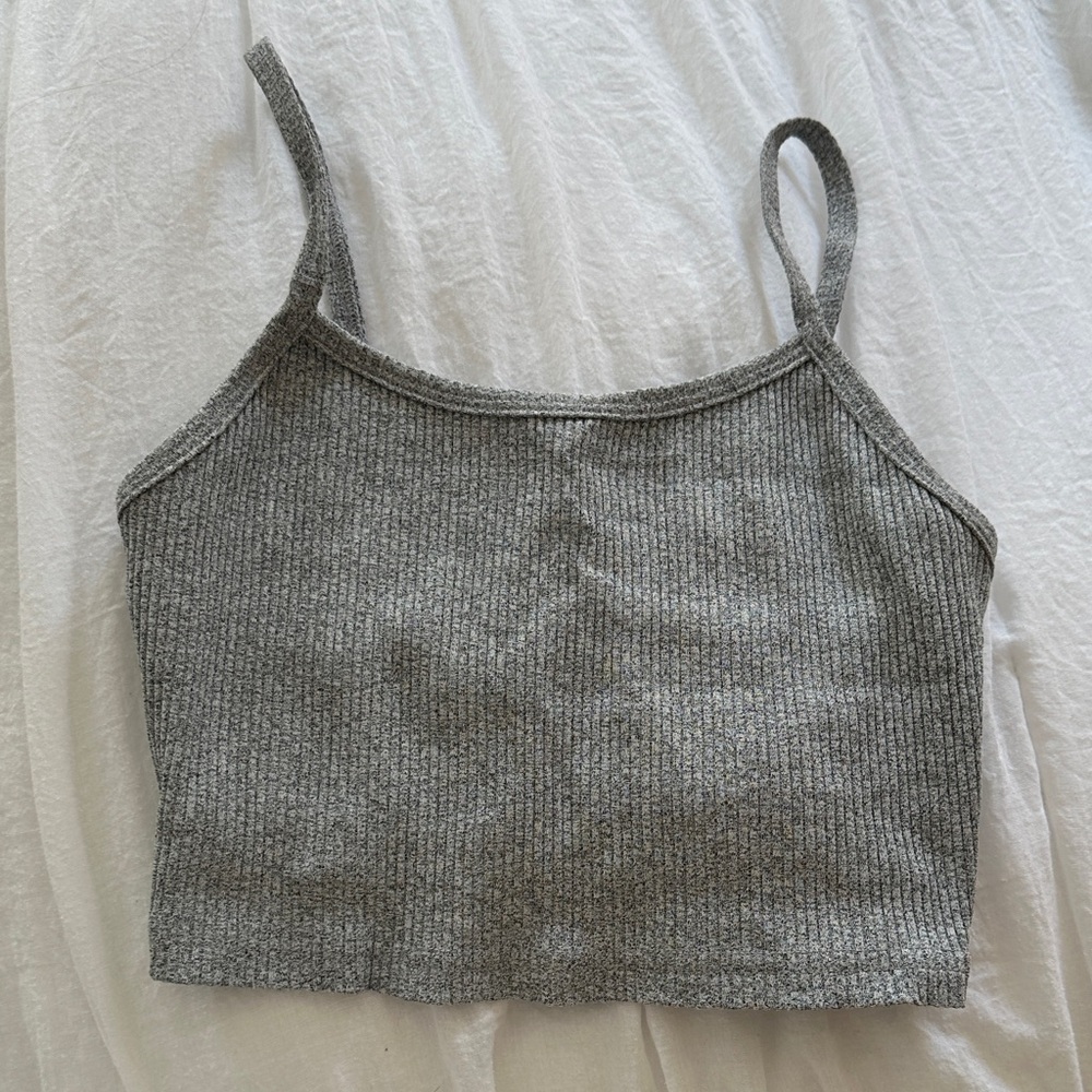 Revolve grey cropped tank- size S